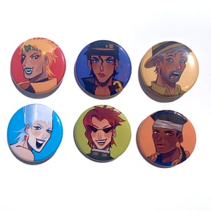 STARDUST CRUSADER BUTTON (singles)