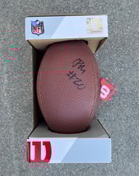 Isaiah Pola-Mao Autographed Wilson Mini NFL BRONZE SERIES Football  