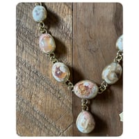 Image 2 of The Oracle Necklace - Cantera Opals and Solid Brass 