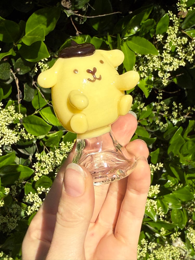 Image of Pompompurin Fan-rio Puffco Peak Dry Top