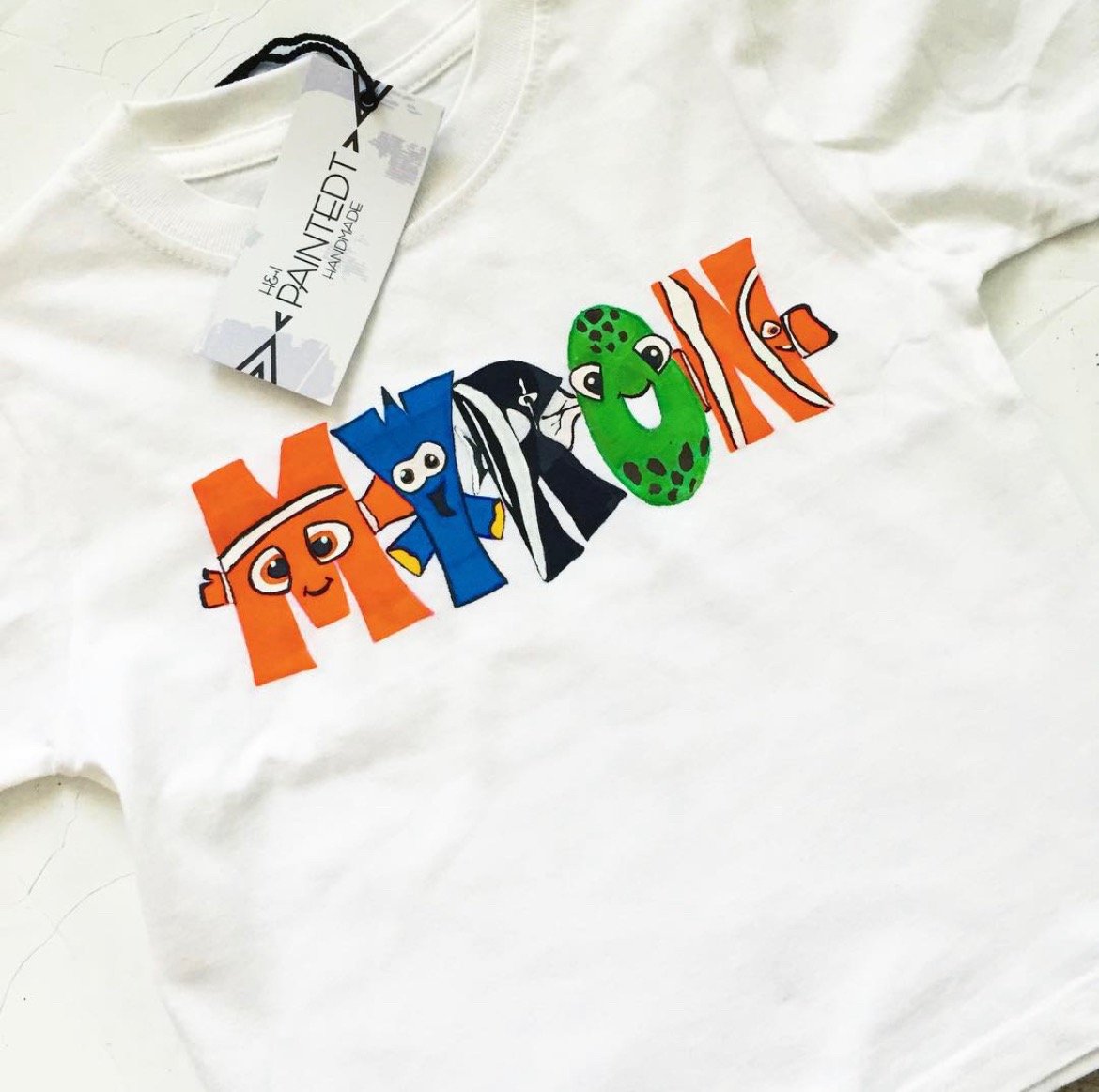 Image of Custom Hand-painted T-shirt