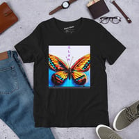 Image 1 of Short-Sleeve Glam Butterfly T-shirt 