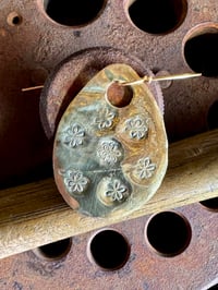 Image 7 of ⚜️🌼Brass Blooms Earrings 🌻🧡