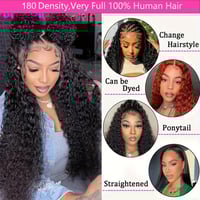 Image 4 of  Water Wave Curly Lace Wig