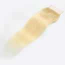 Image 2 of Blonde Transparent Straight Lace Closure