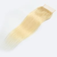 Image 2 of Blonde Transparent Straight Lace Closure