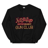 Image 1 of Kingston Antifascist Gun Club Black Sweatshirt