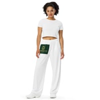Image 2 of All-over print unisex wide-leg pants
