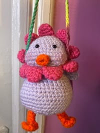 Image 1 of Swinging duck (purple)