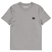 Image 1 of Tagline Red Backprint T-shirt - Grey