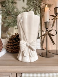Image 1 of Ceramic Bow Vase