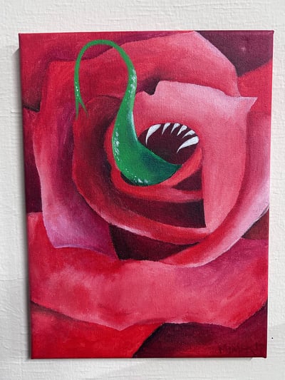 Image of “Vicious Tounges” Original Canvas by Mimek One