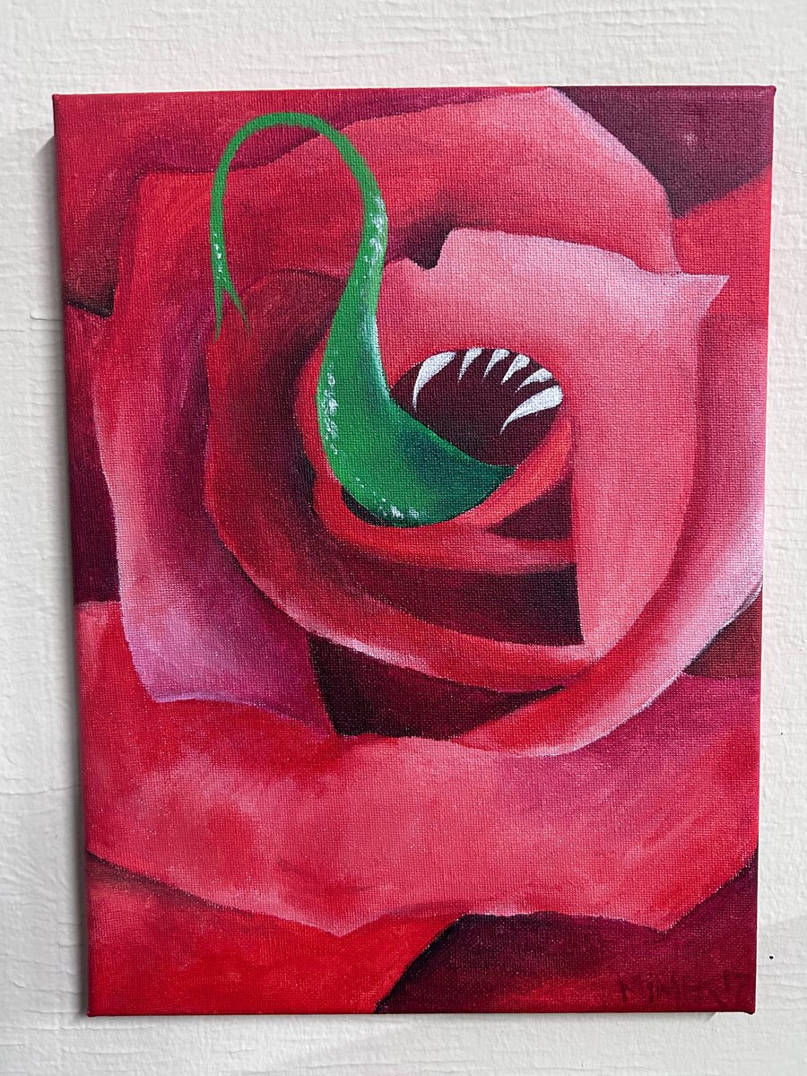 Image of “Vicious Tounges” Original Canvas by Mimek One