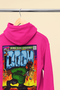 Image 2 of MF DOOM HOODIE (PINK) 