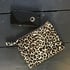 Black cat leopard purse Image 2