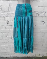 Image 2 of Zara Split Skirt- light turquoise 