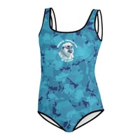 Image 1 of All-Over Print Youth Swimsuit