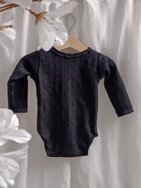 Image 3 of Baby Boys Bodysuit for Photoshoot |Asher | 6-9 months | black