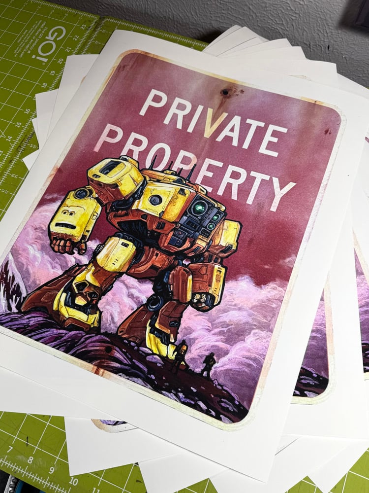 Image of PRINT 17’x20” “Maybe we should go..?”