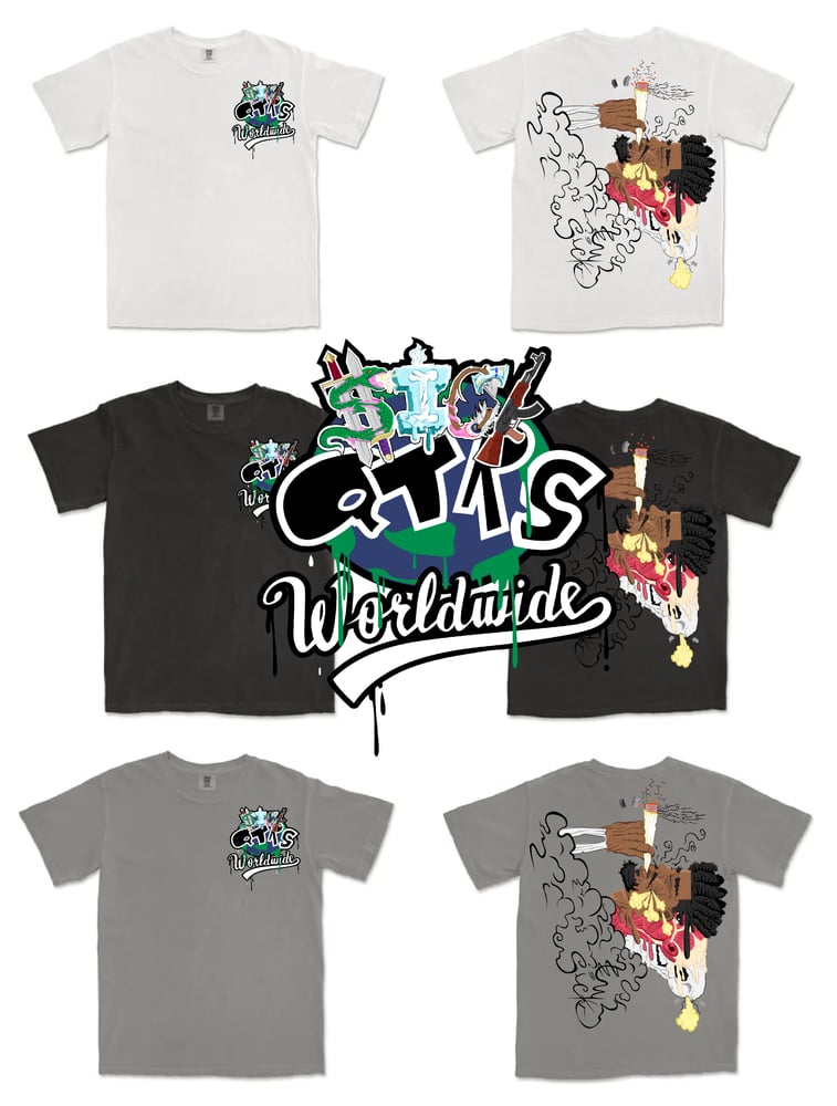 Image of SICK❌QTRS🌍  “Who’s Smokin Who” tee