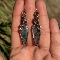 Image 5 of Moss Agate Earrings 🌿💚