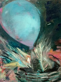 Image 1 of Painting / maleri  / "Balloon life" / 30x40 cm