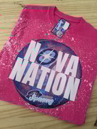 Image 1 of PINK Bleached NOVAS NATION tee