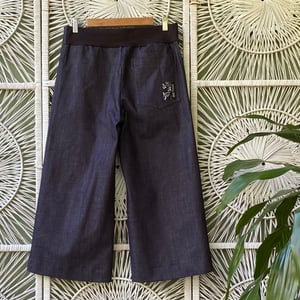 Image of Linea pants 4/5 - Blue Denim
