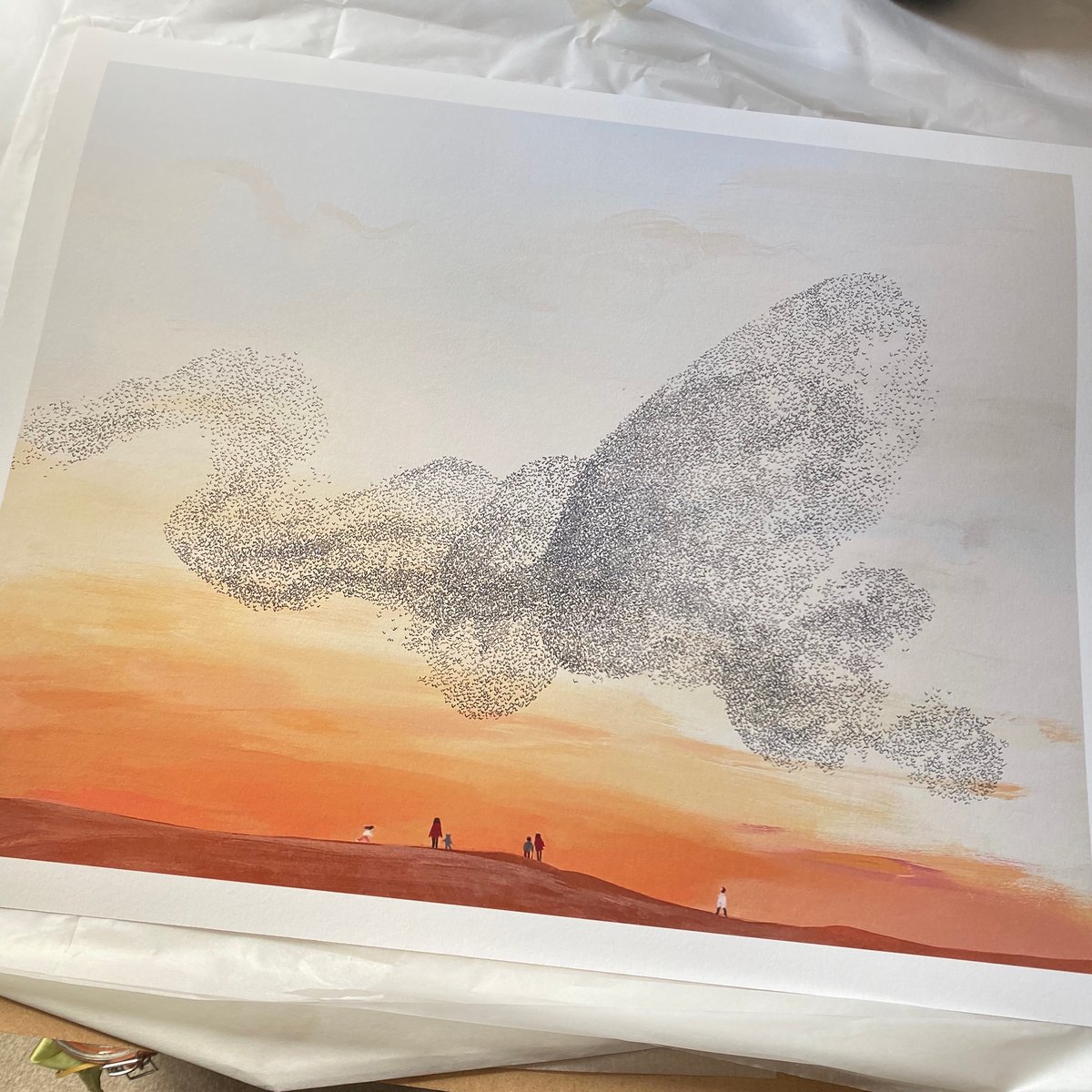 Image of ‘Murmuration I’ - Limited Edition Giclee Print