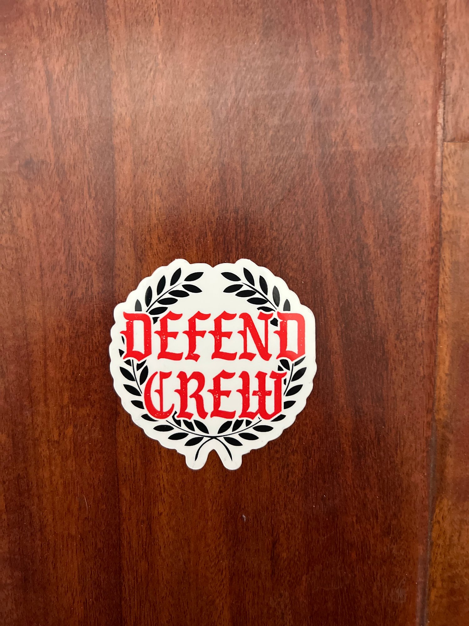 Defend Crew Sticker