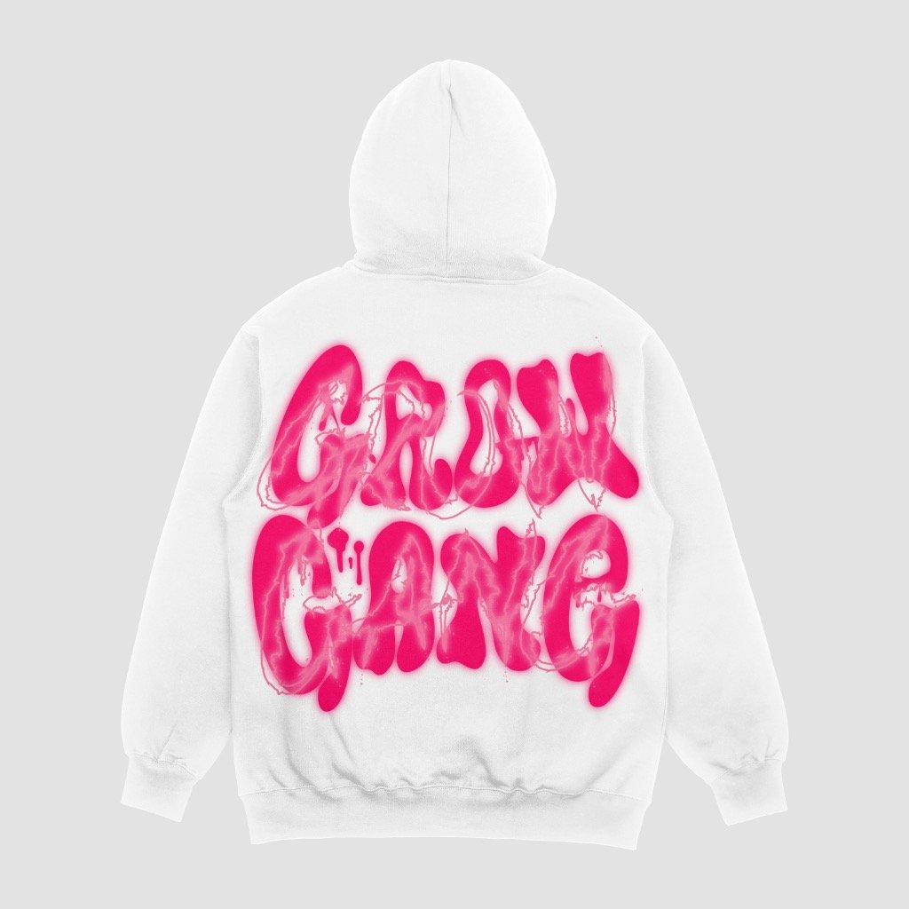 Image of Grow gang hoodie (white)