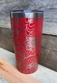 Image 3 of 20oz Mandala design tumbler