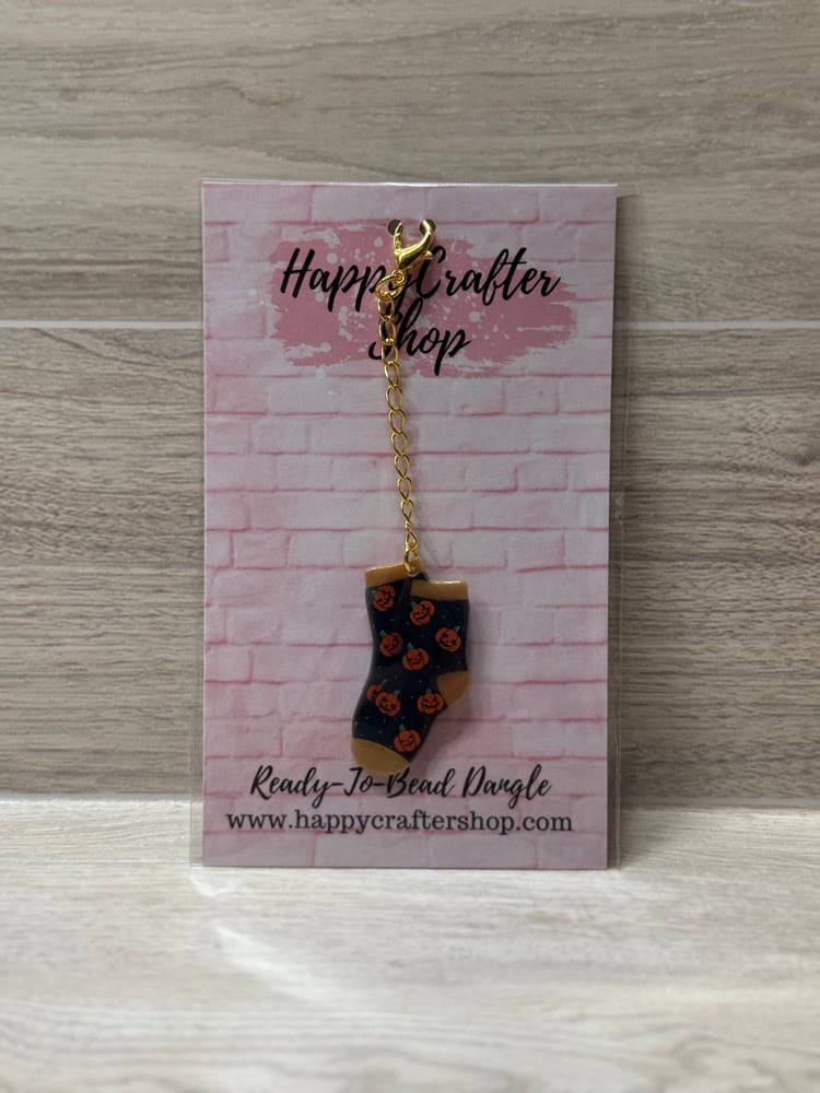 Image of Ready-To-Bead Dangle - Socks