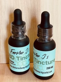 Image 1 of Farmer J’s CBD Tincture. 1 ounce bottle with dropper.