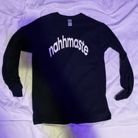 Image 1 of NAHHMASTE (Black Long-Sleeve)