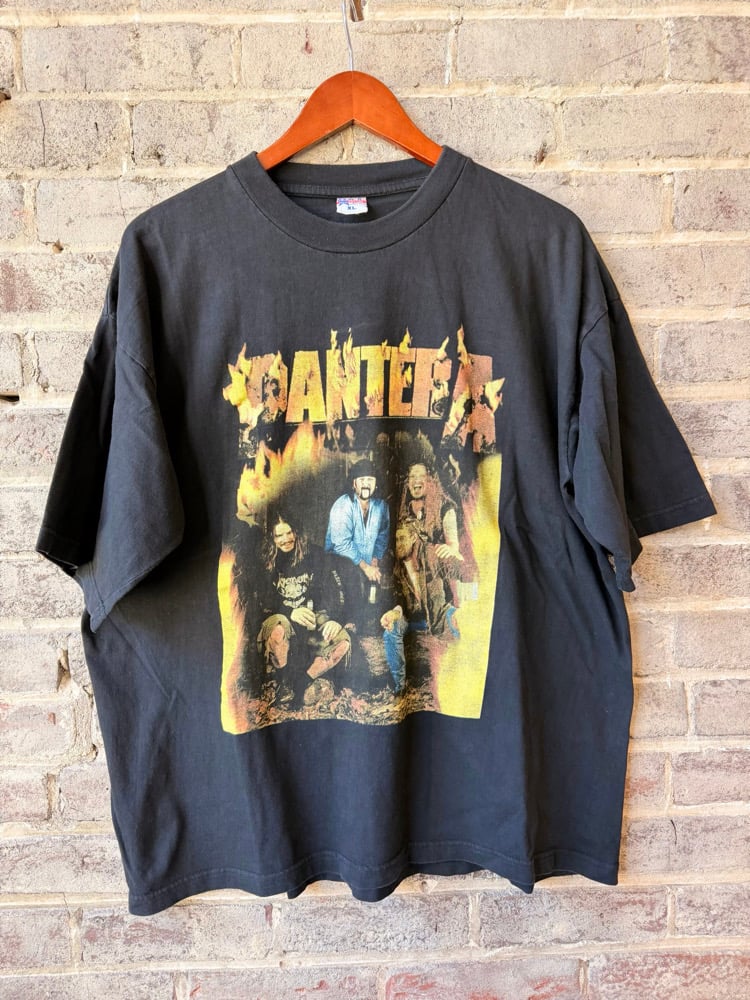 Image of 2001 Vintage “PANTERA - EXTREME STEEL TOUR” Concert Tee, SIZE: XL