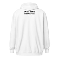 Image 2 of 1424 Unisex heavy blend zip hoodie - white