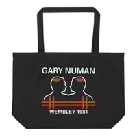 Image 1 of Gary Numan - Wembley 1981 Large Organic Tote Bag