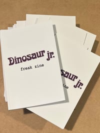 Image 1 of DINOSAUR JR. ‘Freak Zine’