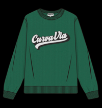 Image 1 of CURVA KNIT *GREEN*
