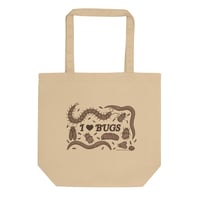 I Love Bugs tote bag