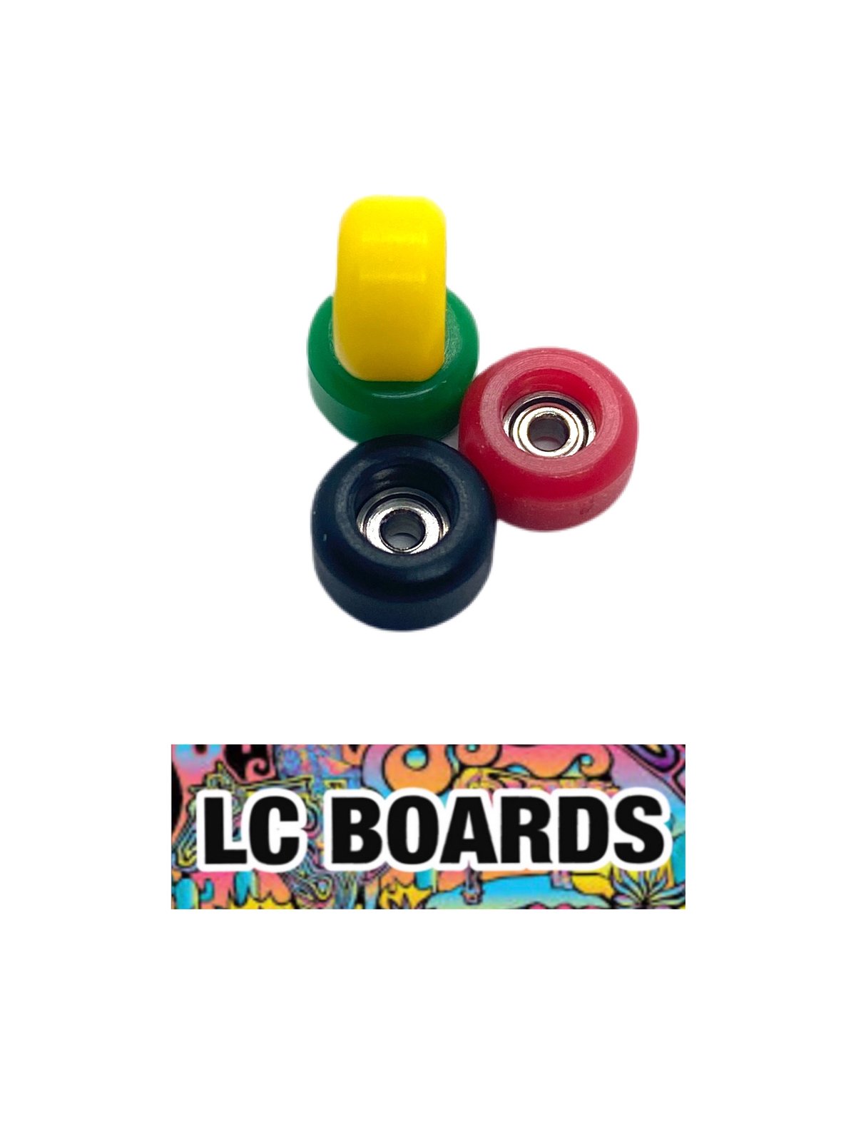 LC BOARDS Fingerboard URETHANE street Wheels Blue LC Boards Fingerboards