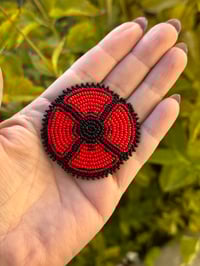 Image 1 of Alberta beaded poppies 