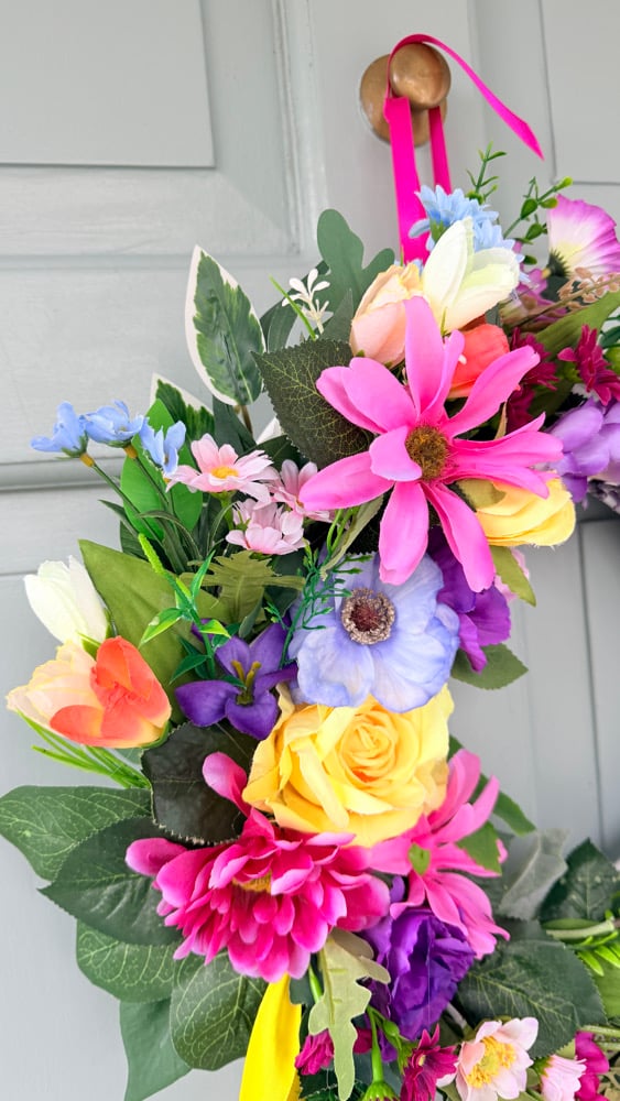 Image of 35cm White Wicker 