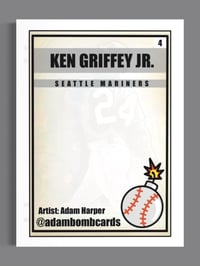 Image 3 of Ken Griffey Jr 90s Style (limited to 50) trading card 