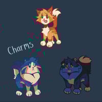 Image 5 of 3” Ashfur Warriors Shaker Keychain