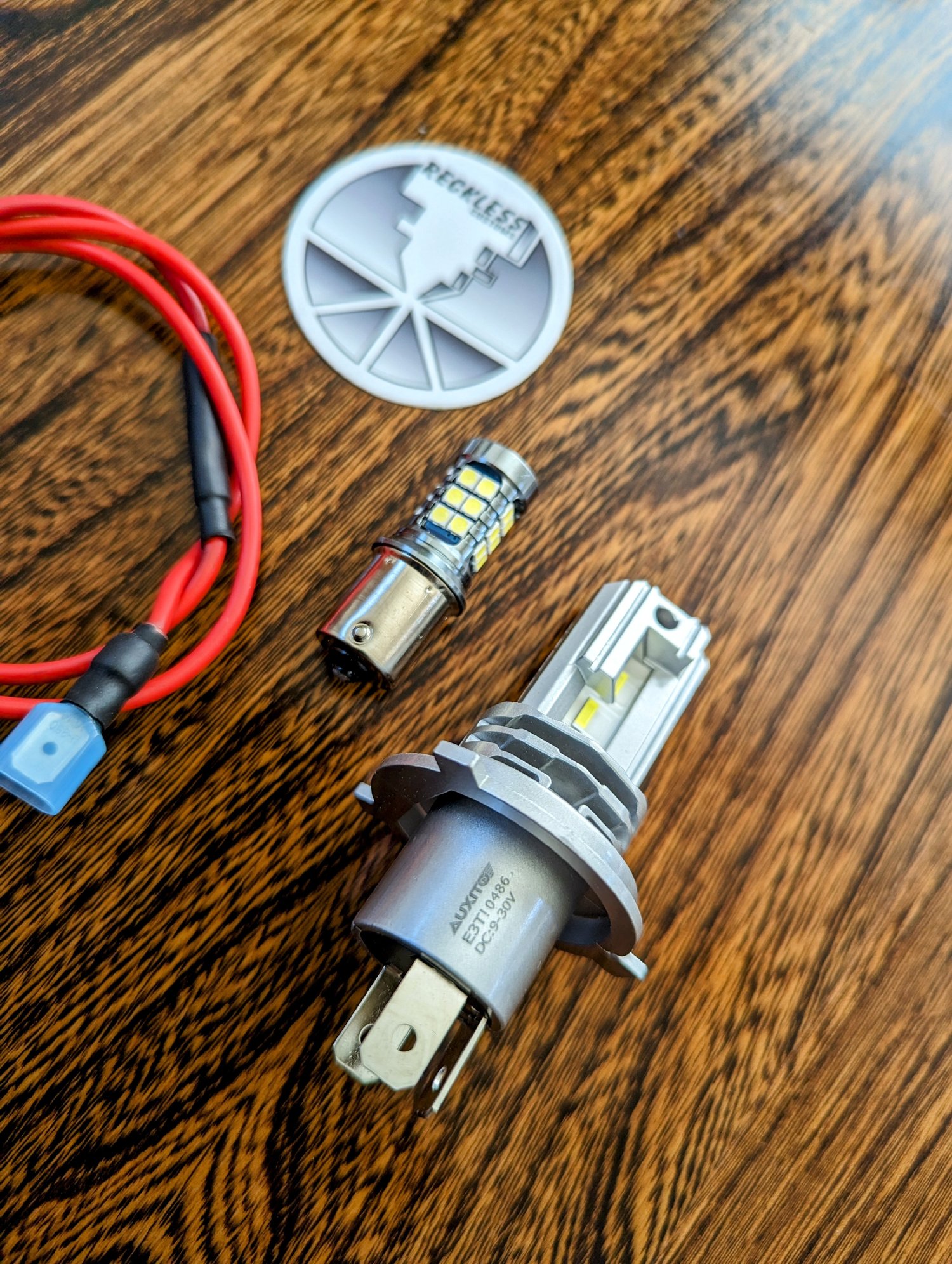 NAVi 110 LED Headlight / Taillight DC Plug and Play Conversion Kit ...