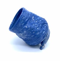 Image 4 of Blue Porcelain Snake Vase