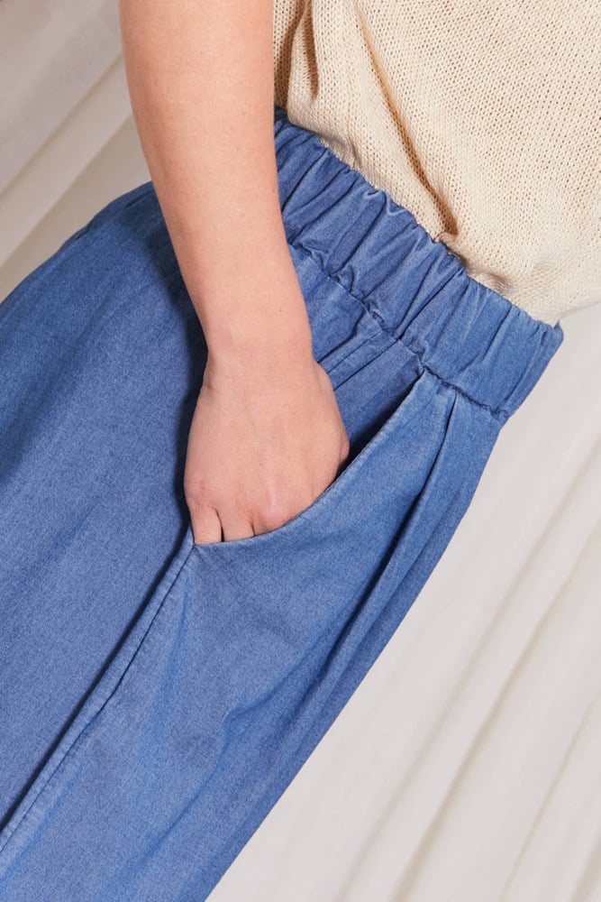 Image of Pantalon Mimi  Bleu Denim Stone T.U. de T42 à T46