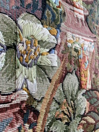 Image 4 of Original Secret Word Embroidery Artwork - “STAY SOFT” (Vase Tapestry)